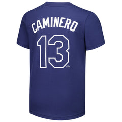 Junior Caminero Tampa Bay Rays Nike Youth Name & Number T-Shirt Clearance