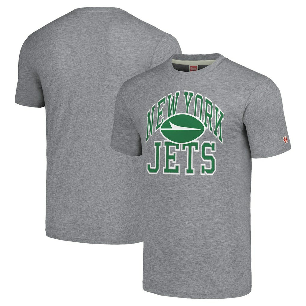 New York Jets Homage Unisex Arch T-Shirt Gray - NFL