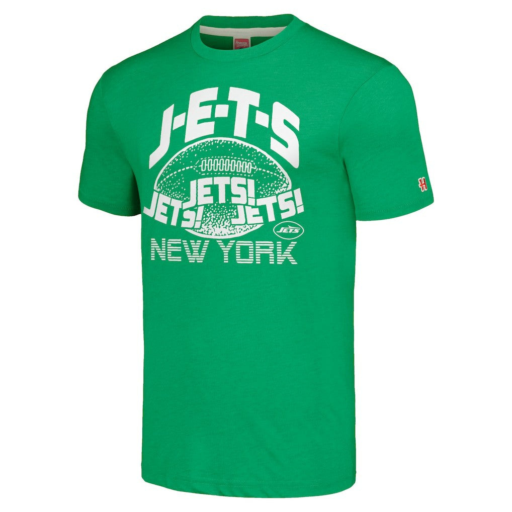 New York Jets Homage Unisex J-E-T-S Tri-Blend T-Shirt Green - NFL