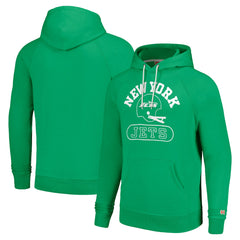New York Jets Homage Unisex Helmet Tri-Blend Pullover Hoodie Green - NFL