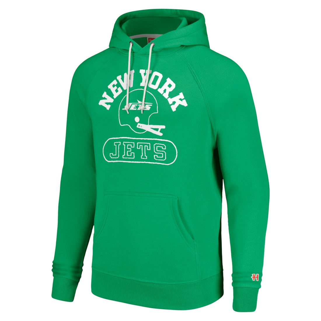 New York Jets Homage Unisex Helmet Tri-Blend Pullover Hoodie Green - NFL