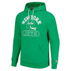 New York Jets Homage Unisex Helmet Tri-Blend Pullover Hoodie Green - NFL