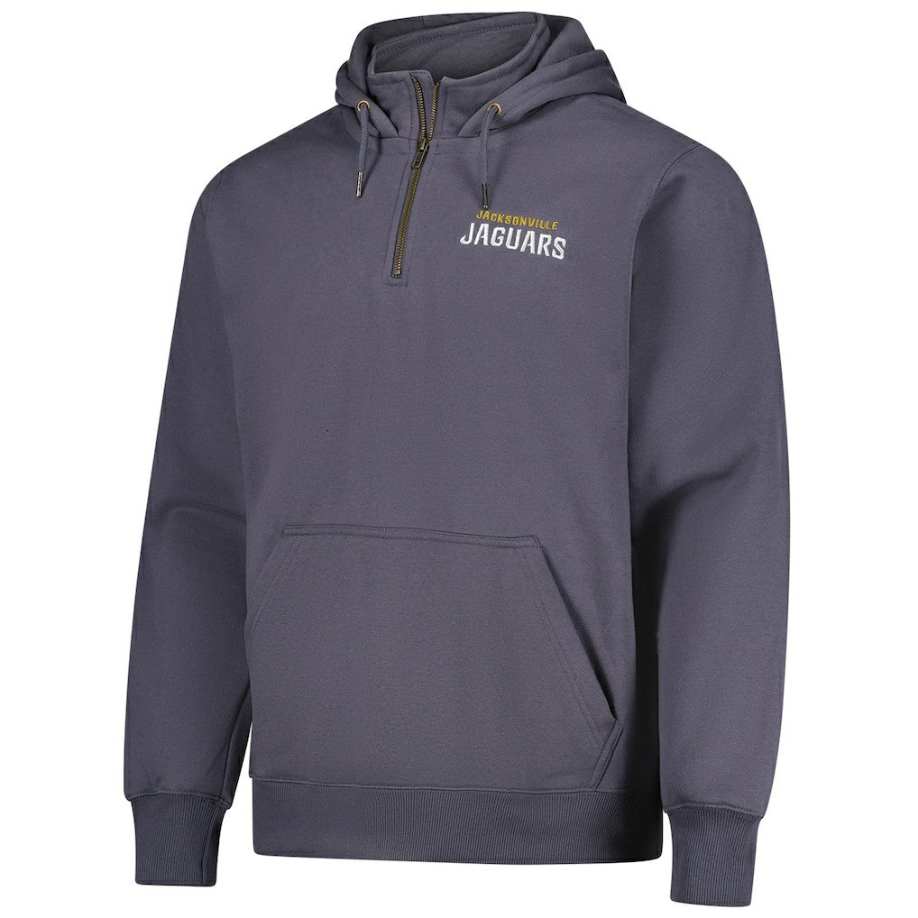 Jacksonville Jaguars Dunbrooke Unisex Defender Quarter-Zip Hoodie Graphite - NFL