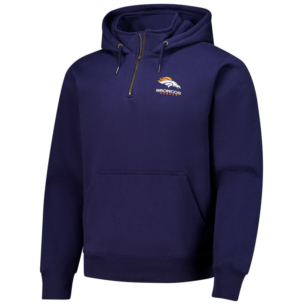 Denver Broncos Dunbrooke Unisex Defender Quarter-Zip Hoodie Navy - NFL