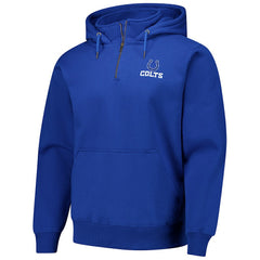 Indianapolis Colts Dunbrooke Unisex Defender Quarter-Zip Hoodie Royal - NFL