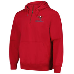 Tampa Bay Buccaneers Dunbrooke Unisex Defender Quarter-Zip Hoodie Red - NFL