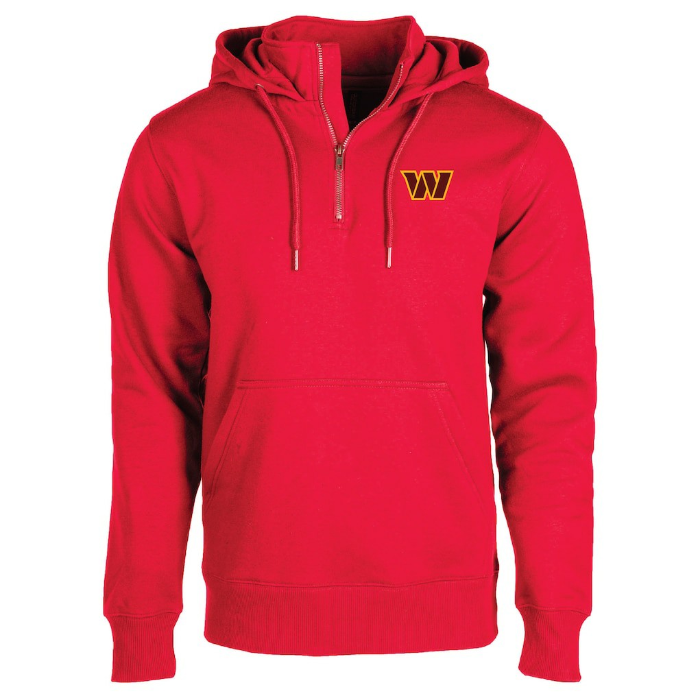 Washington Commanders Dunbrooke Unisex Defender Quarter-Zip Hoodie Burgundy - NFL