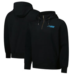 Carolina Panthers Dunbrooke Unisex Defender Quarter-Zip Hoodie Black - NFL