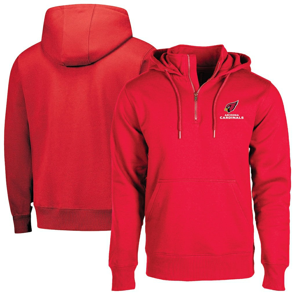 Arizona Cardinals Dunbrooke Unisex Defender Quarter-Zip Hoodie Cardinal - NFL