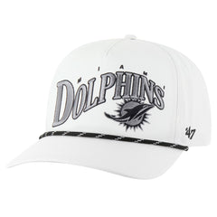 Miami Dolphins '47 Wave Speckle Hitch Rope Adjustable Hat White - 47 brand
