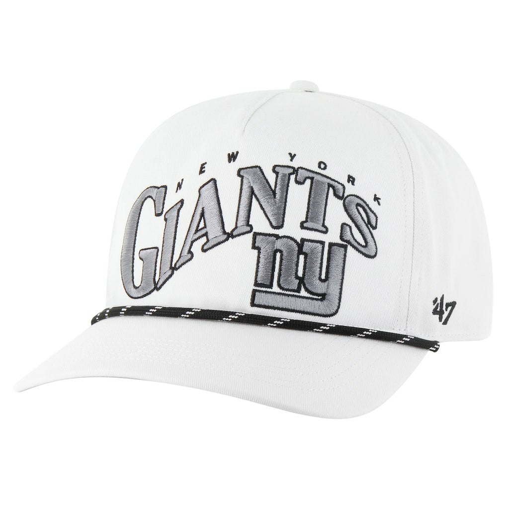 New York Giants '47 Wave Speckle Hitch Rope Adjustable Hat White - 47 brand