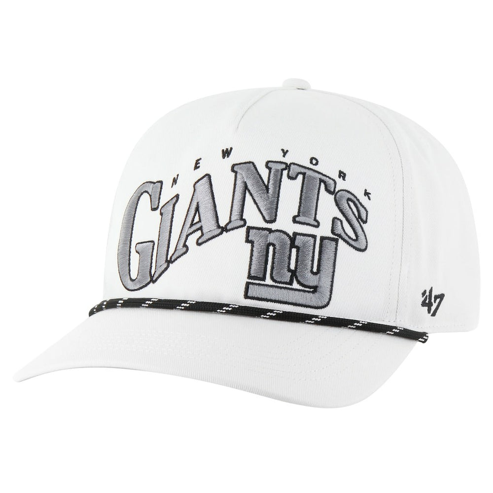New York Giants '47 Wave Speckle Hitch Rope Adjustable Hat White - 47 brand