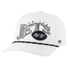 New York Jets '47 Wave Speckle Hitch Rope Adjustable Hat White - 47 brand