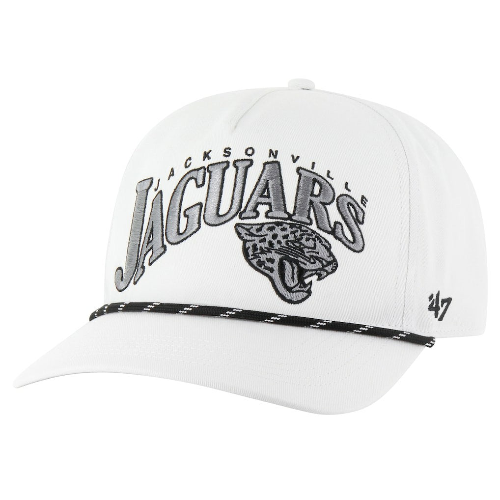 Jacksonville Jaguars '47 Wave Speckle Hitch Rope Adjustable Hat White - 47 brand