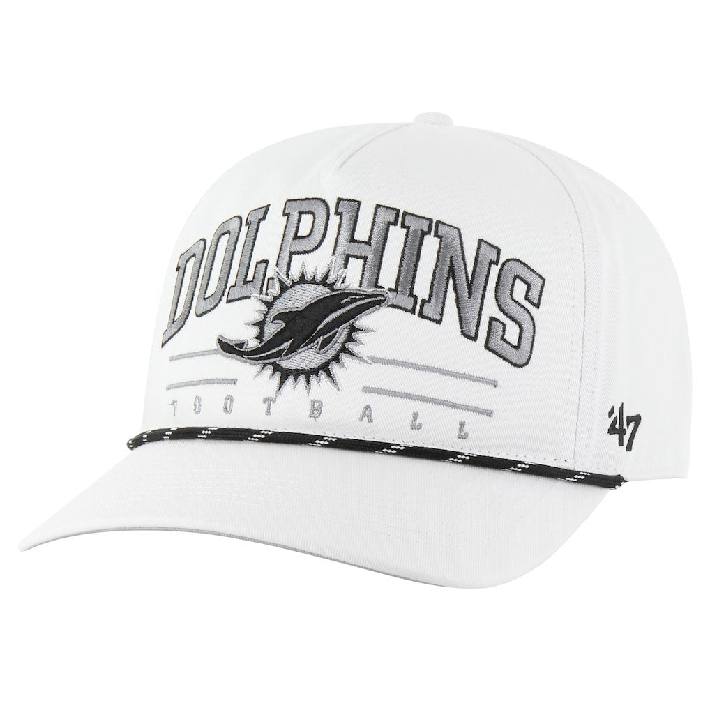 Miami Dolphins '47 Roscoe Speckle Adjustable Hat White - 47 brand