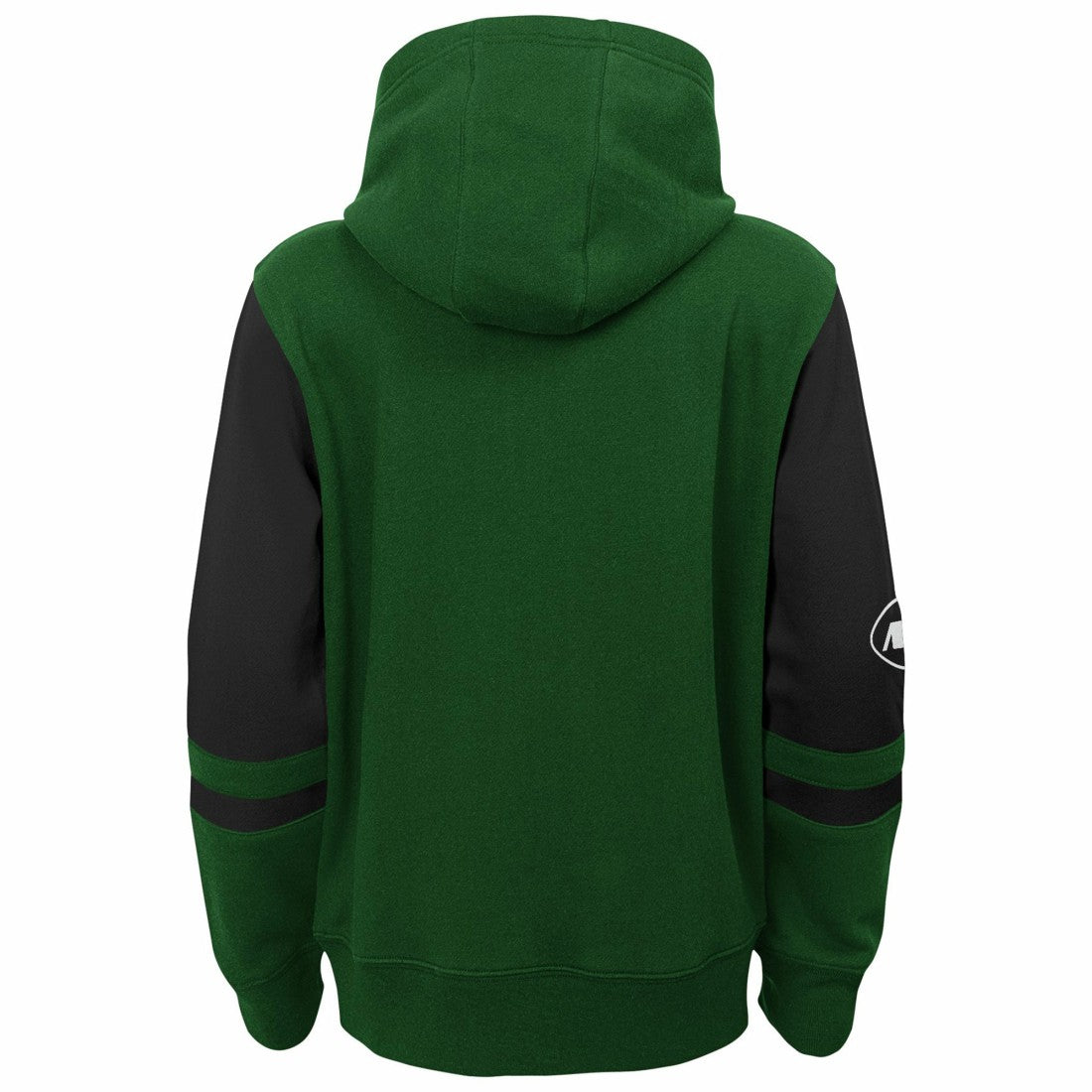 New York Jets Youth Stadium Color-Block Full-Zip Hoodie Green - NFL