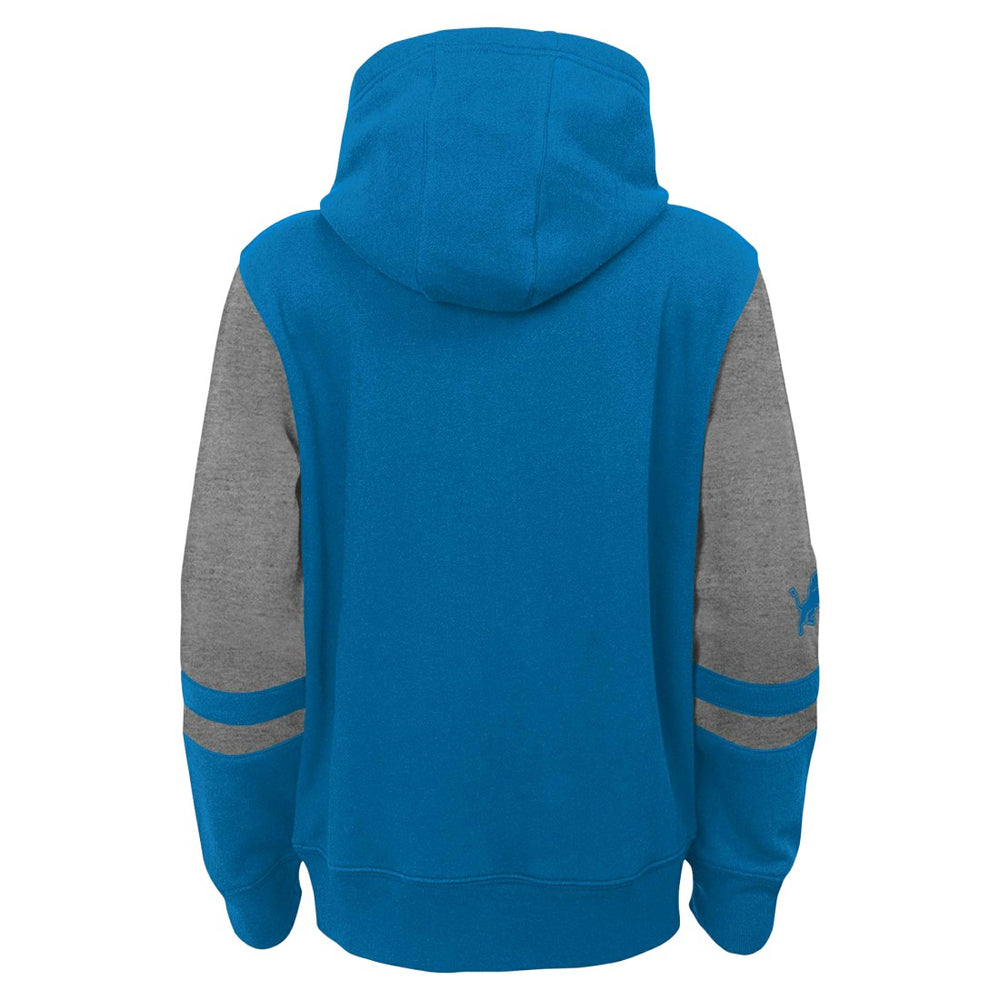 Detroit Lions Preschool Stadium Color Block Full-Zip Hoodie Blue - NFL