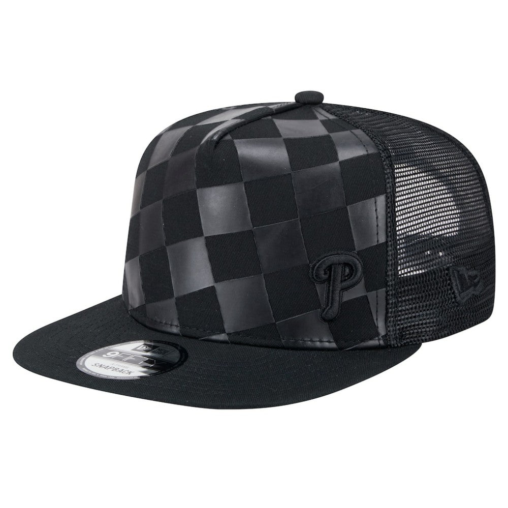 Philadelphia Phillies New Era Score Check 9FIFTY A-Frame Trucker Snapback Hat On Sale