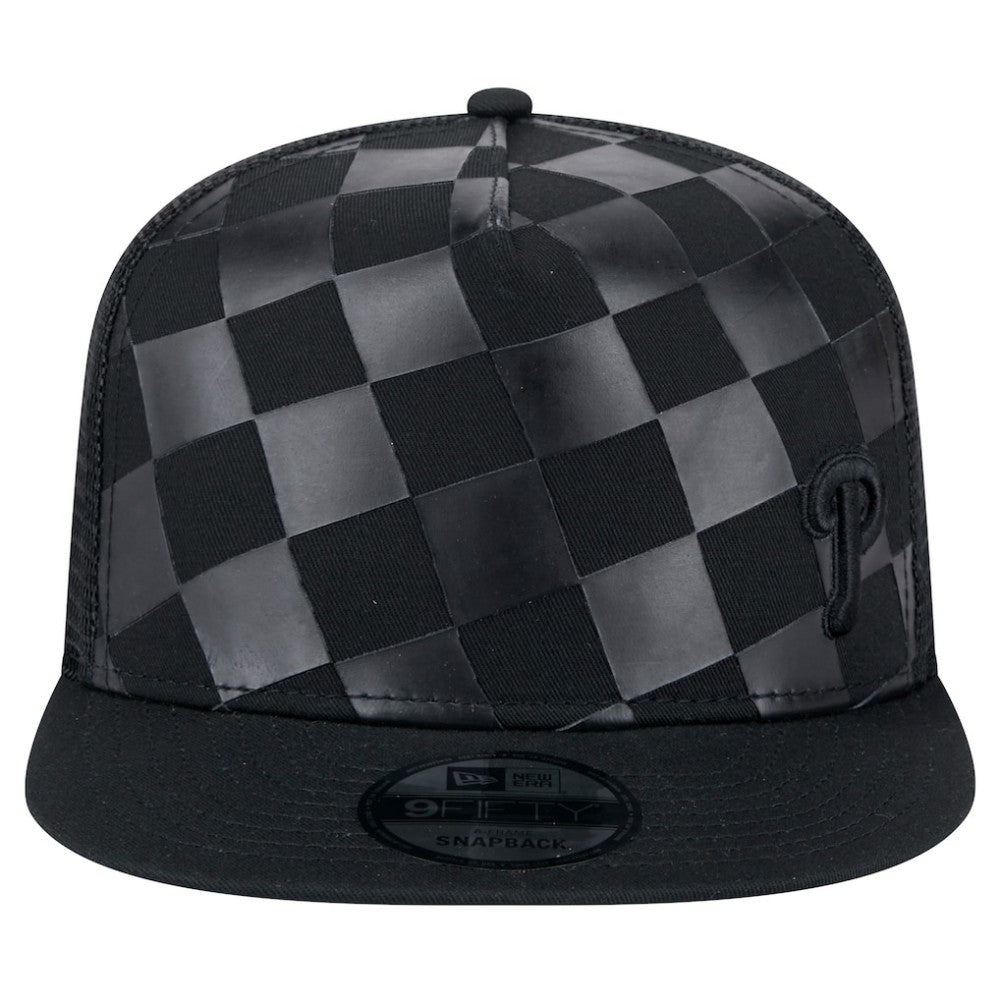 Philadelphia Phillies New Era Score Check 9FIFTY A-Frame Trucker Snapback Hat On Sale