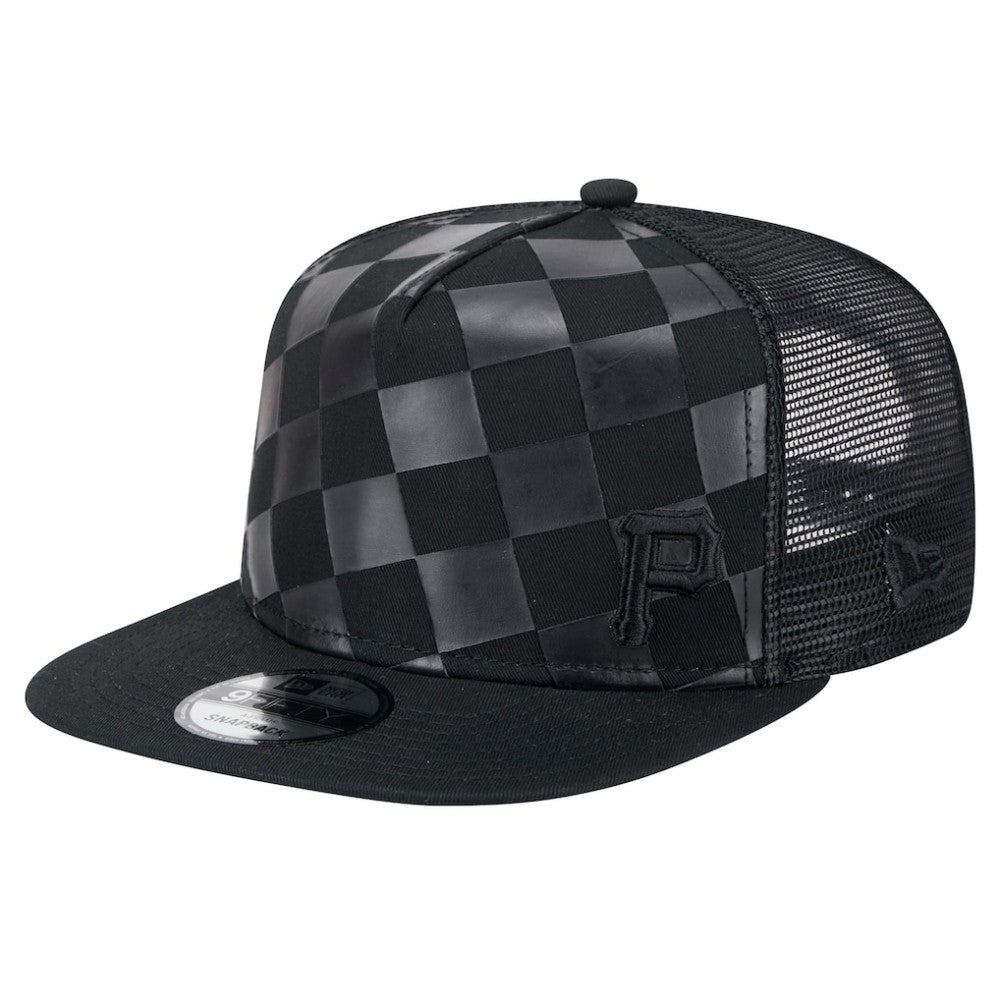 Pittsburgh Pirates New Era Score Check 9FIFTY A-Frame Trucker Snapback Hat for sale