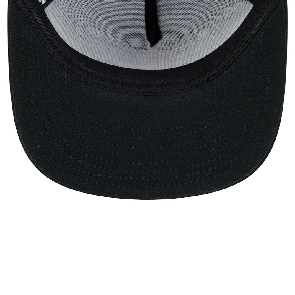 Atlanta Braves New Era Score Check A-Frame Trucker 9FIFTY Snapback Hat Sale