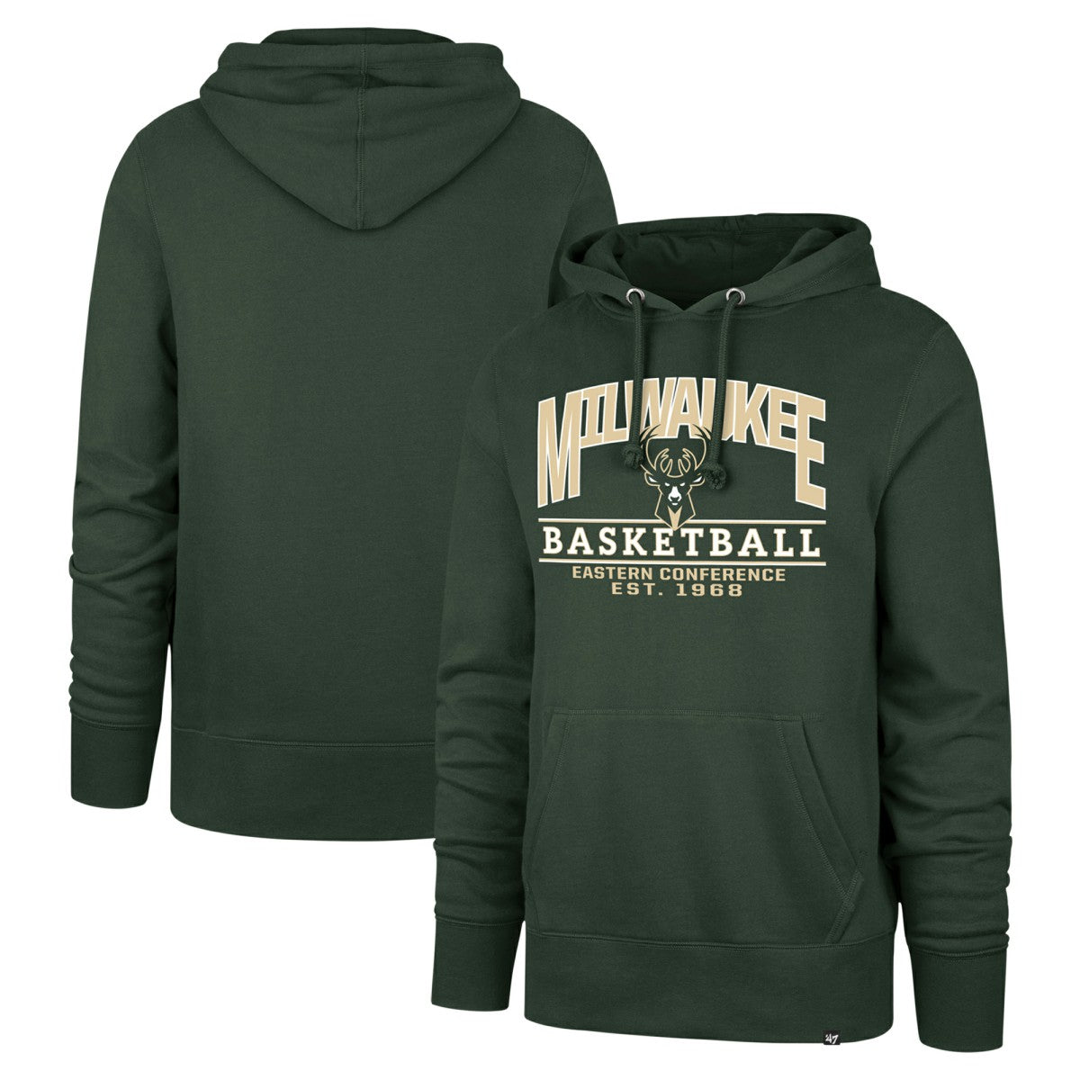 47 brand - Milwaukee Bucks '47 Unisex Good Call Headline Pullover Hoodie - Hunter Green
