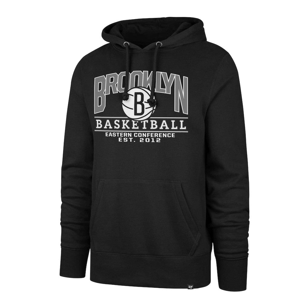 47 brand - Brooklyn Nets '47 Unisex Good Call Headline Pullover Hoodie - Black