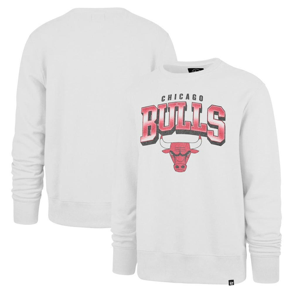 47 brand - Chicago Bulls '47 Spotlight Headline Pullover Sweatshirt - White