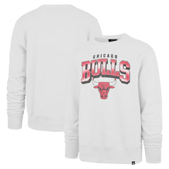 47 brand - Chicago Bulls '47 Spotlight Headline Pullover Sweatshirt - White