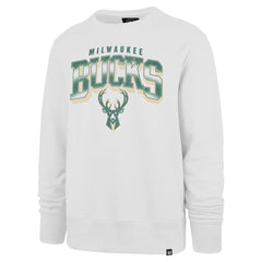 47 brand - Milwaukee Bucks '47 Spotlight Headline Pullover Sweatshirt - White