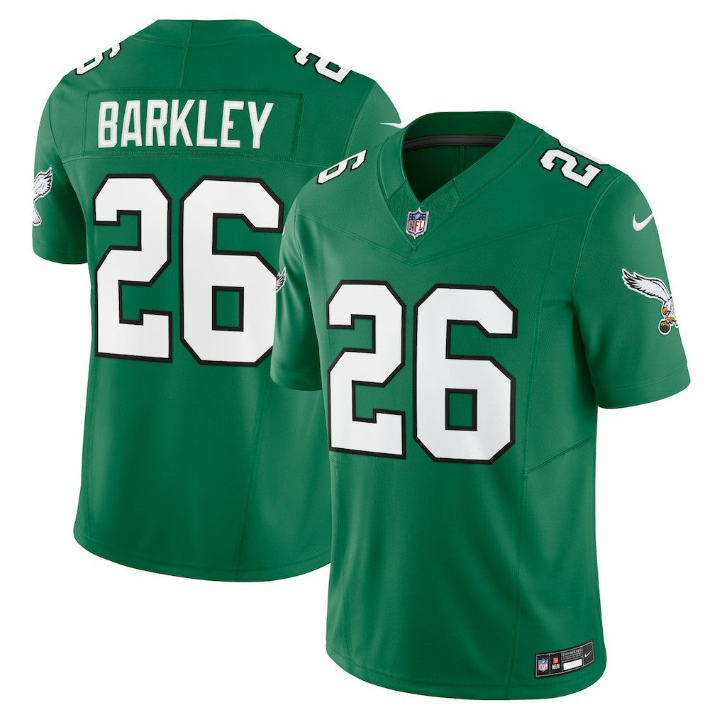 Saquon Barkley Philadelphia Eagles Alternate Vapor F.U.S.E. Limited Jersey Kelly Green - Nike