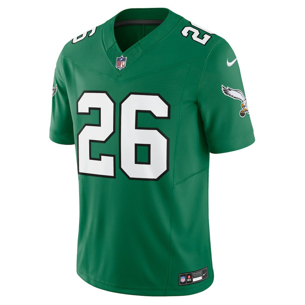 Saquon Barkley Philadelphia Eagles Alternate Vapor F.U.S.E. Limited Jersey Kelly Green - Nike