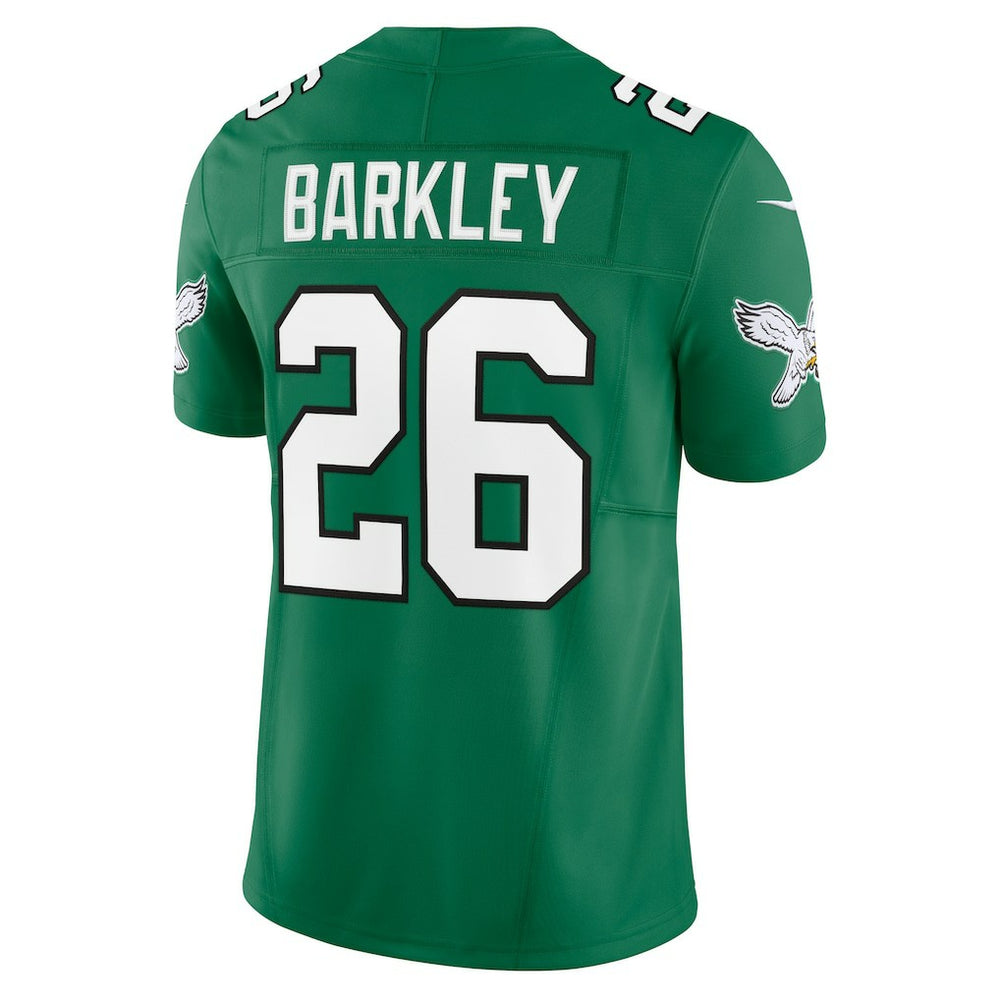 Saquon Barkley Philadelphia Eagles Alternate Vapor F.U.S.E. Limited Jersey Kelly Green - Nike