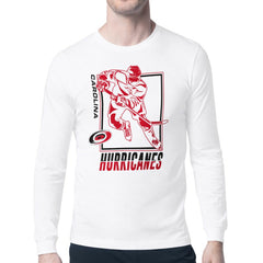 Carolina Hurricanes - Starter Player Grid Long Sleeve T-Shirt White