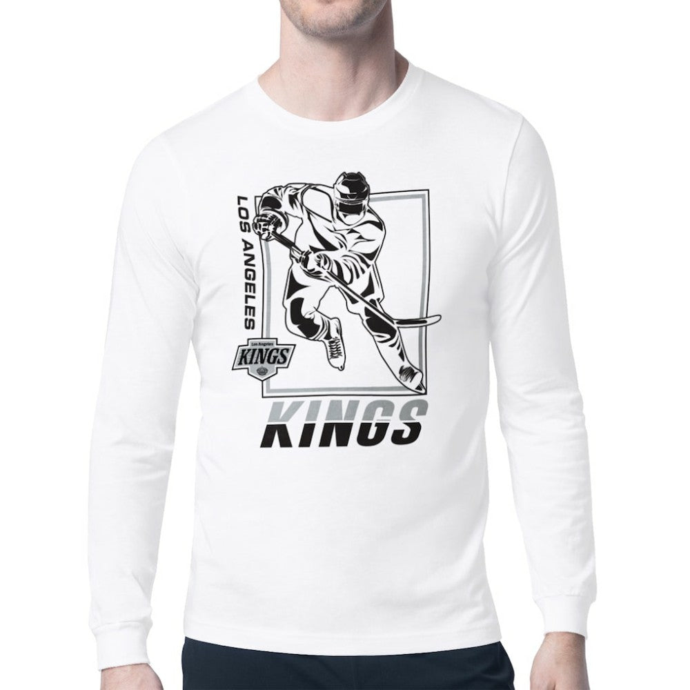 Los Angeles Kings - Starter Player Grid Long Sleeve T-Shirt White