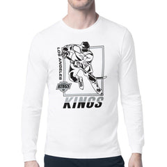 Los Angeles Kings - Starter Player Grid Long Sleeve T-Shirt White