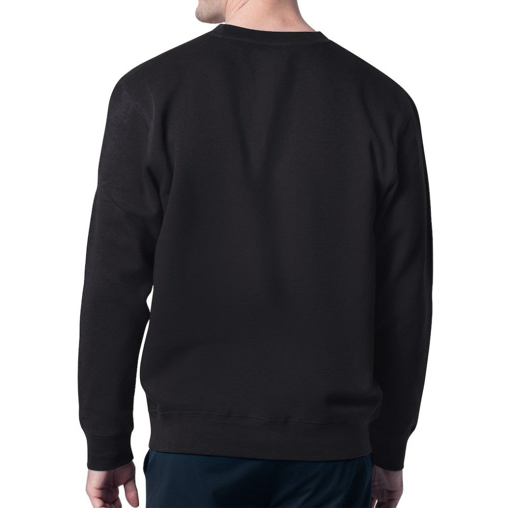 Dallas Stars - Starter Player Grid Fleece Pullover Sweatshirt Black