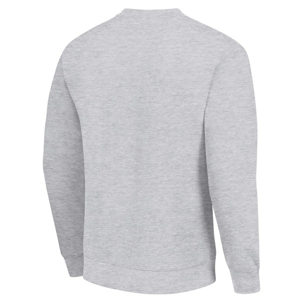 Colorado Avalanche - Starter Player Grid Fleece Pullover Sweatshirt Heather Gray