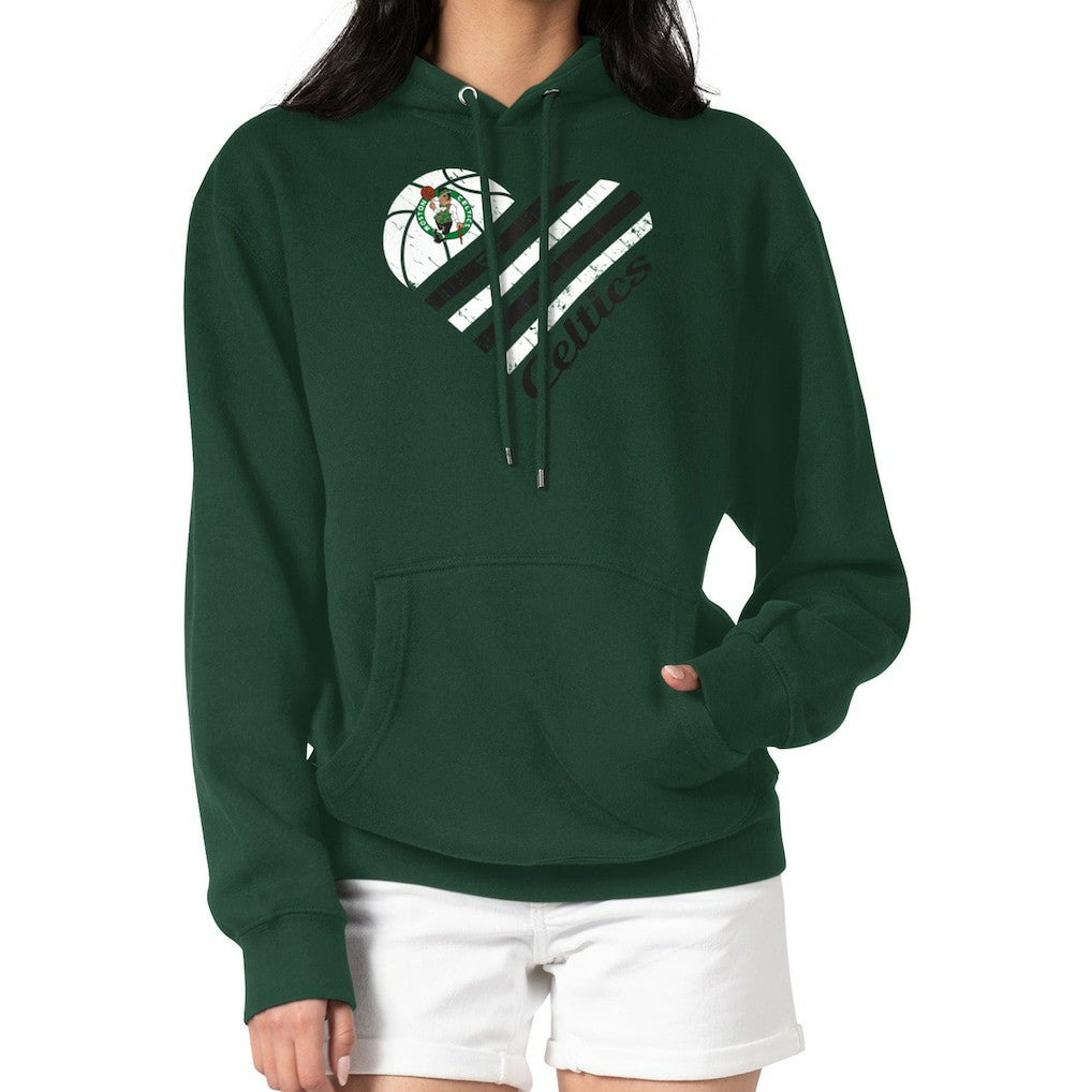 NBA - Boston Celtics G-III 4Her by Carl Banks Women's Heart Pullover Hoodie - Green