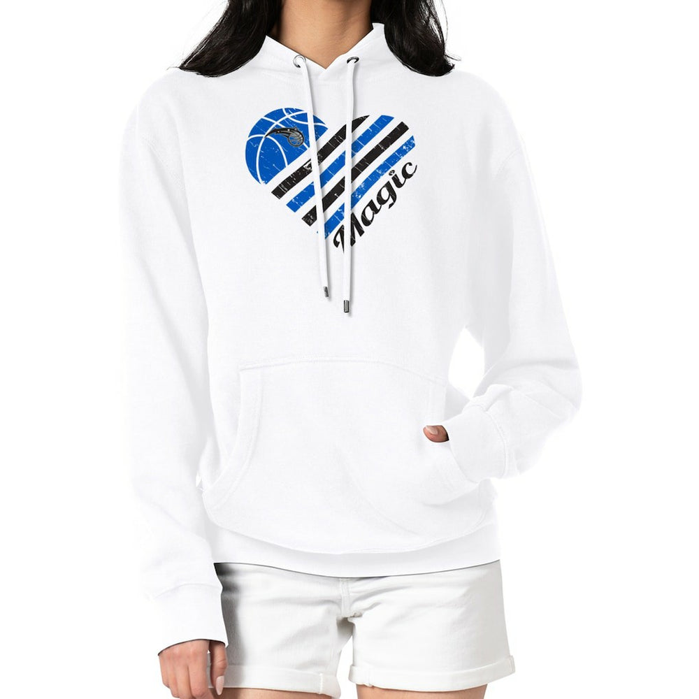 NBA - Orlando Magic G-III 4Her by Carl Banks Women's Heart Pullover Hoodie - White