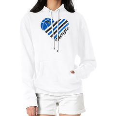NBA - Orlando Magic G-III 4Her by Carl Banks Women's Heart Pullover Hoodie - White