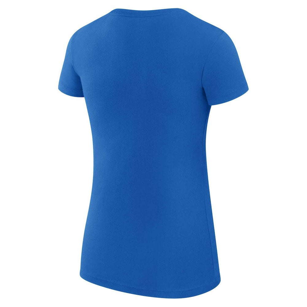 NBA - Golden State Warriors G-III 4Her by Carl Banks Women's Super-Slim Fit Lightweight Heart T-Shirt - Royal