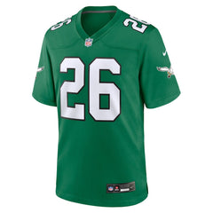 Saquon Barkley Philadelphia Eagles Alternate Game Jersey Kelly Green - Nike