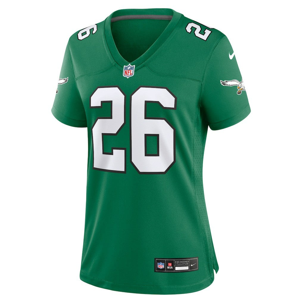 Saquon Barkley Philadelphia Eagles Women's Alternate Game Jersey Kelly Green - Nike