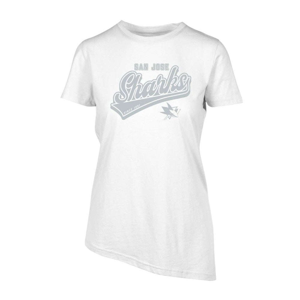 San Jose Sharks - Levelwear Women's Birch Sweep T-Shirt White