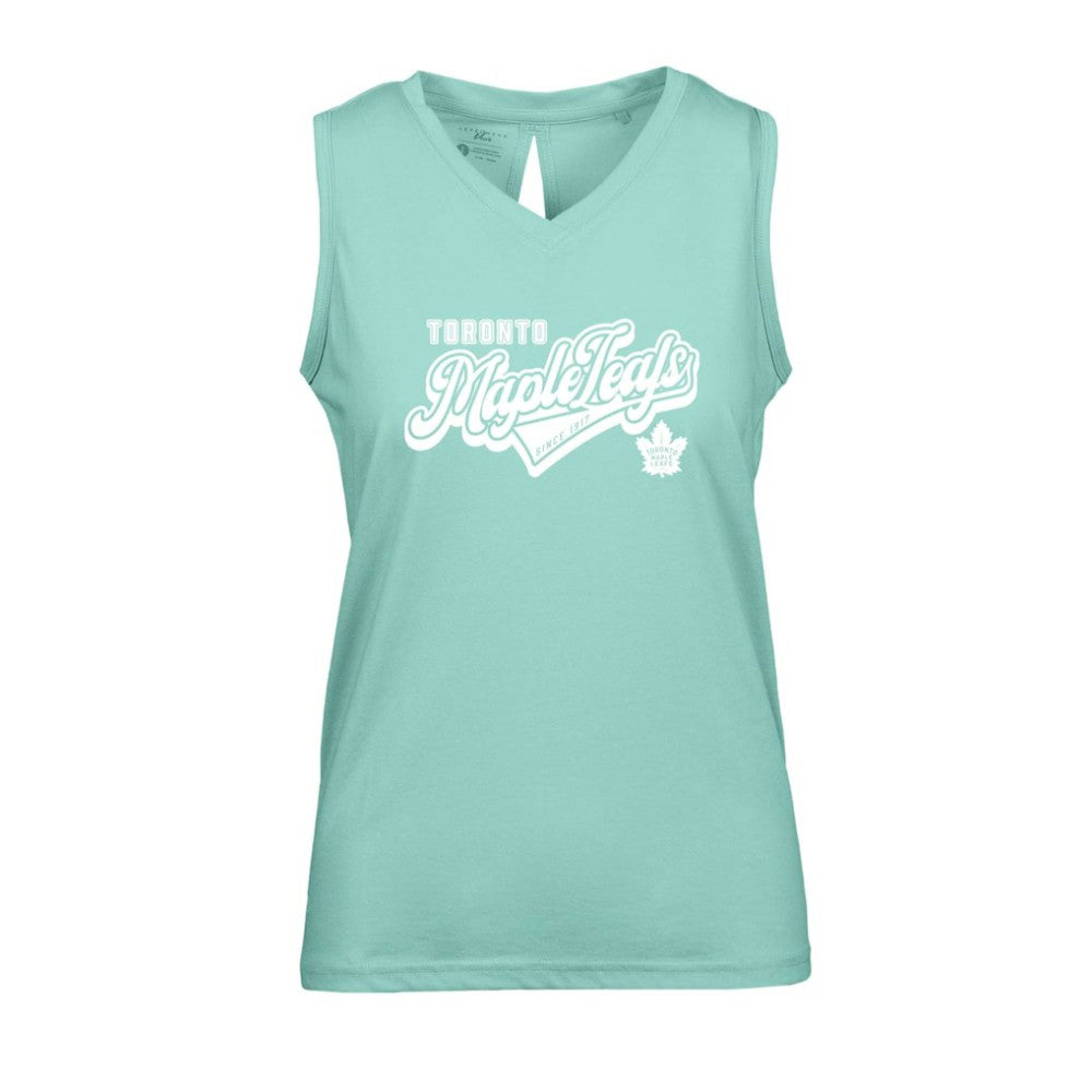 Toronto Maple Leafs - Levelwear Women's Paisley Sweep V-Neck Tank Top Mint
