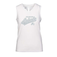 Colorado Avalanche - Levelwear Women's Paisley Sweep V-Neck Tank Top White