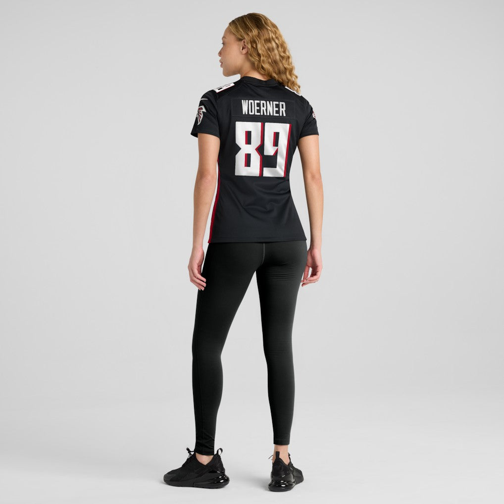 Charlie Woerner Atlanta Falcons Women's Game Jersey Black - Nike