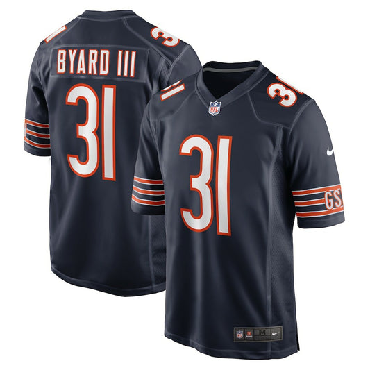 Kevin Byard III Chicago Bears Game Jersey - Navy | NFL Jerseys