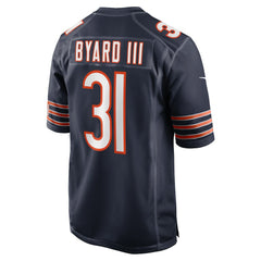 Kevin Byard III Chicago Bears Game Jersey Navy - Nike